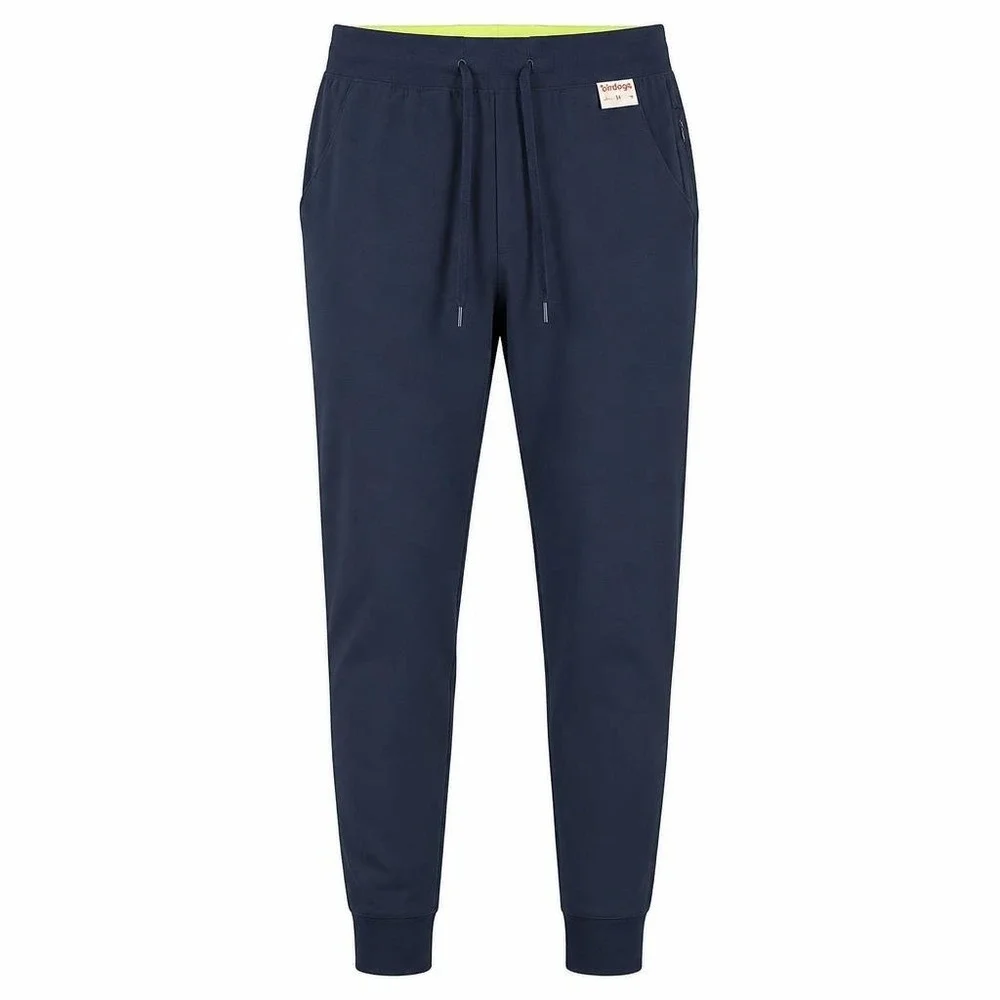 Birddogs Joggers Mens M Blue Athletic Tech Performance Pants Lined Boom Preppy